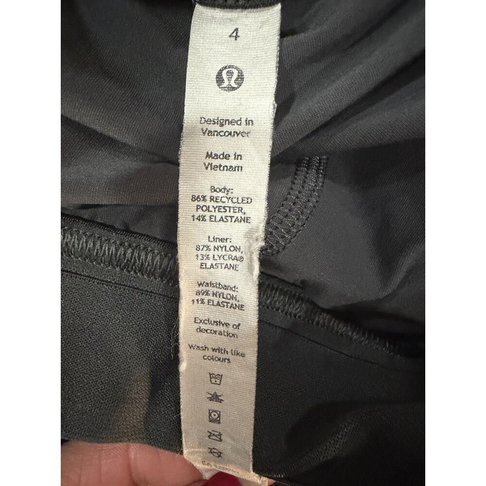 Lululemon Court Rival High-Rise Skirt Vivid Floral Stretch Tennis Size 4 - Picture 7 of 7